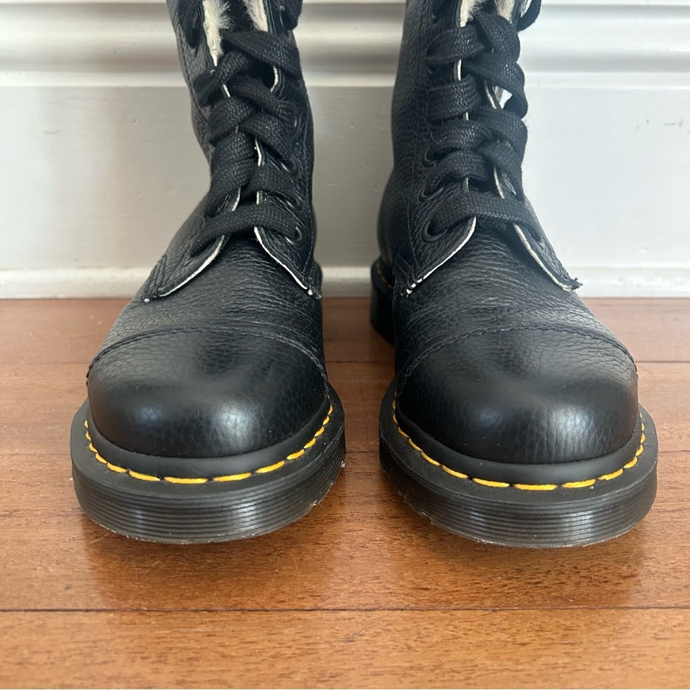 Dr. Martens Black Combat Boots - Picture 6 of 16